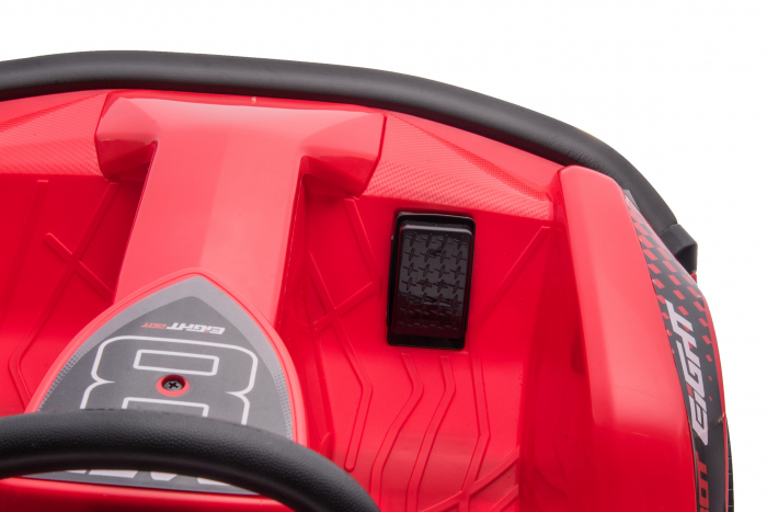 Masinuta-Kart electric pentru copii 2-5 ani, RACE8 35W 6V, telecomanda, culoare Rosu [40]