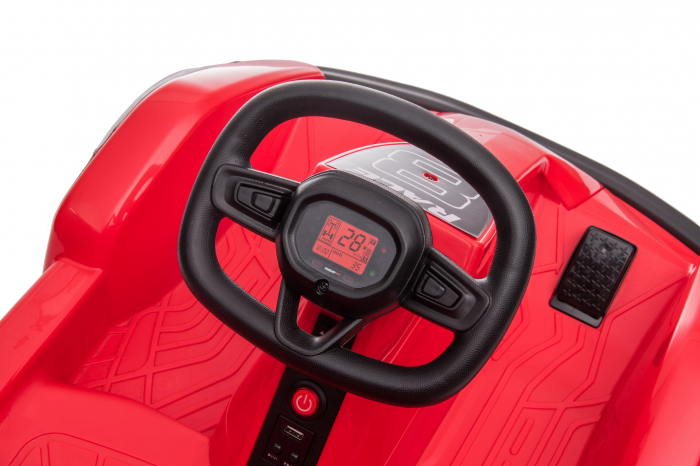 Masinuta-Kart electric pentru copii 2-5 ani, RACE8 35W 6V, telecomanda, culoare Rosu [35]