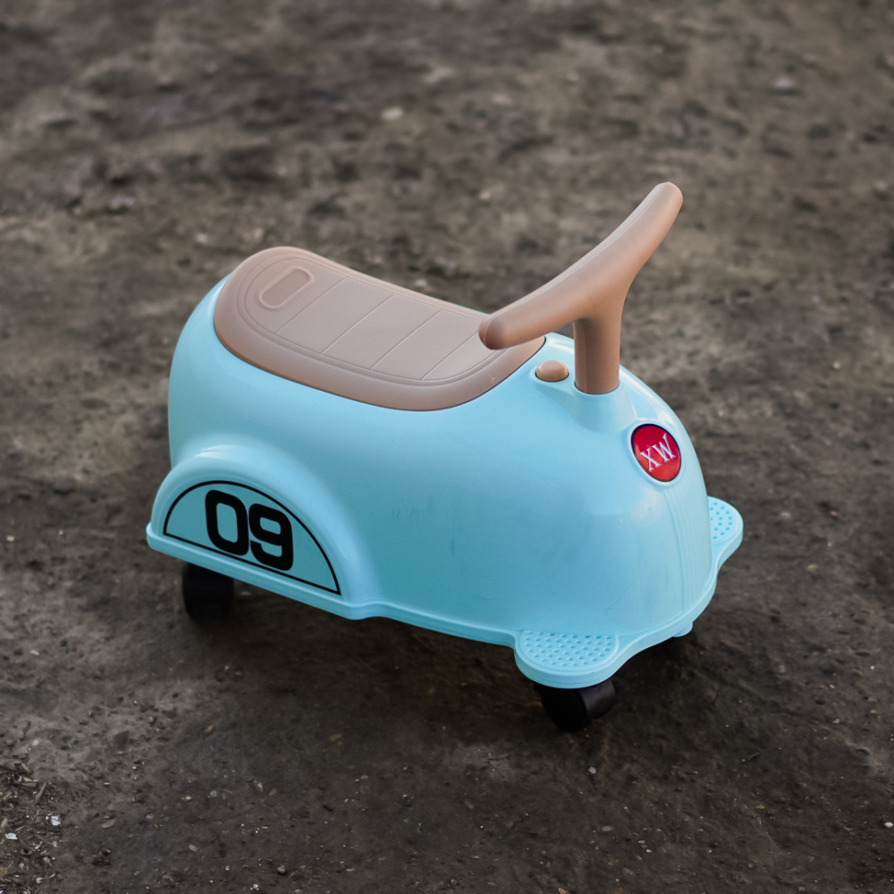 Masinuta premergator fara pedale, Kinderauto BabyCar, Turquoise [3]
