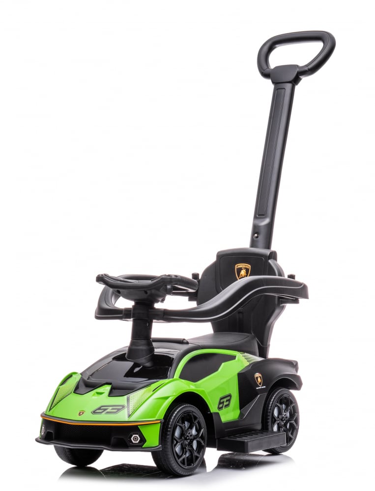 Masinuta premergator pentru copii, 2 in 1, Lamborghini Essenza SCV12, verde