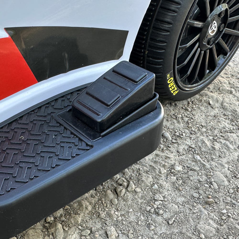Masinuta electrica cu maner pentru copii, 3 in 1, Toyota GR Supra GT4, pentru copii 1-3 ani, 30W, 6V, alba [14]