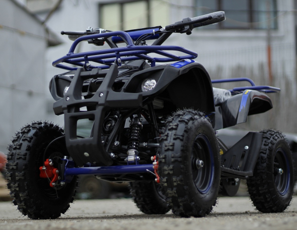 Mini ATV electric NITRO Torino Deluxe Quad 800W 36V #Albastru [4]