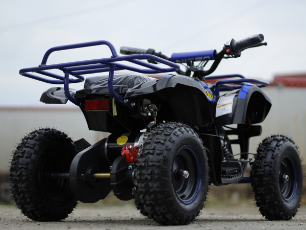 Mini ATV electric NITRO Torino Deluxe Quad 800W 36V #Albastru [6]