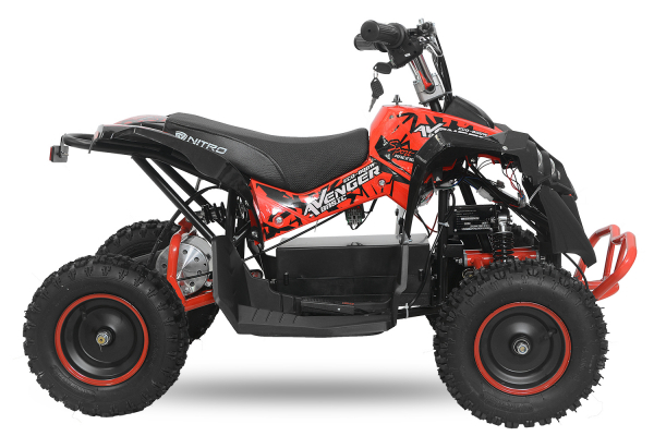 ATV Electric Eco Avenger 800W 36V cu 3 Trepte de Viteza #Negru [3]