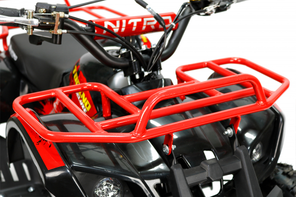 Mini ATV electric NITRO Torino Deluxe Quad 800W 36V #Rosu [4]