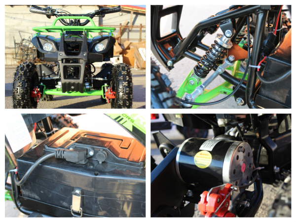 Mini ATV electric NITRO Torino Deluxe Quad 800W 36V #Verde [8]
