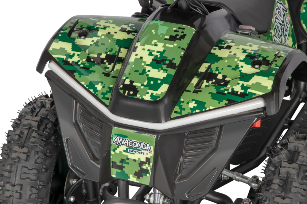 ATV electric NITRO E-QUAD Anaconda VX 800W cu baterie 36V 12Ah Lithium, negru [8]