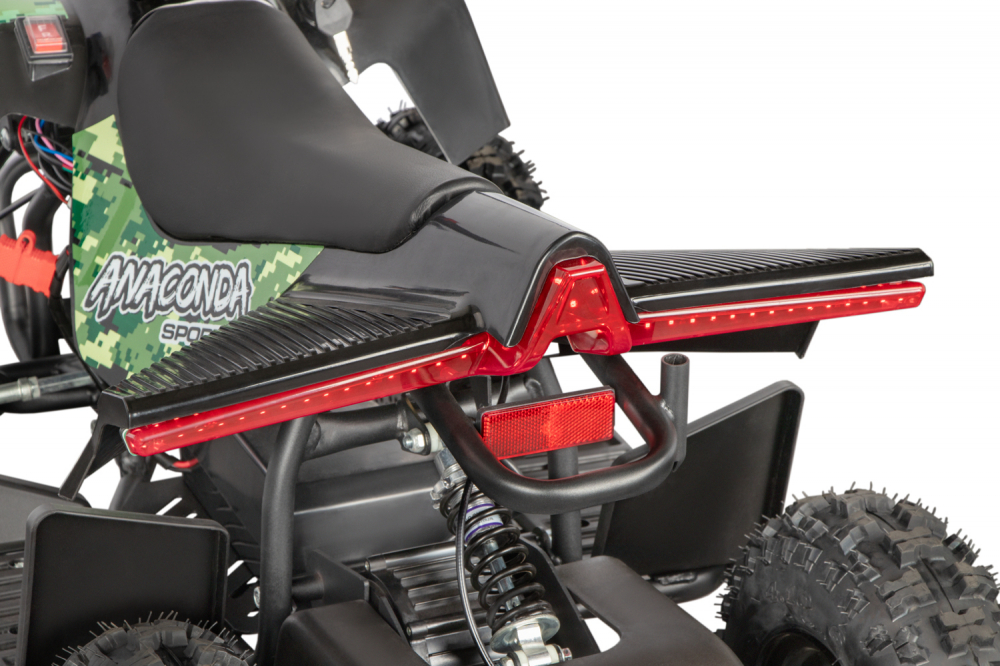 ATV electric NITRO E-QUAD Anaconda VX 800W cu baterie 36V 12Ah Lithium, negru [4]