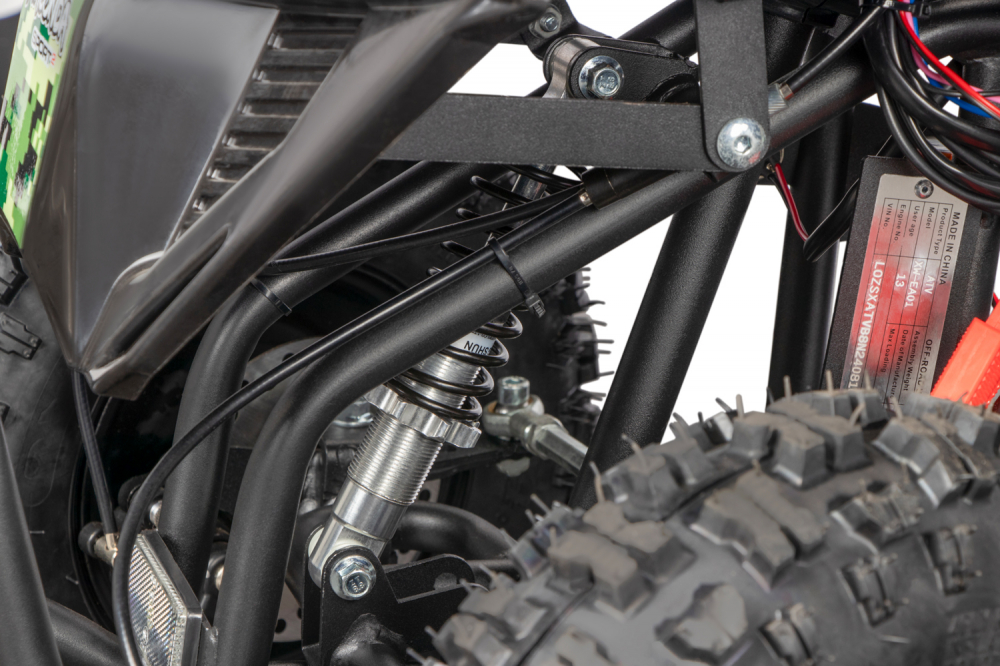 ATV electric NITRO E-QUAD Anaconda VX 800W cu baterie 36V 12Ah Lithium, negru [6]
