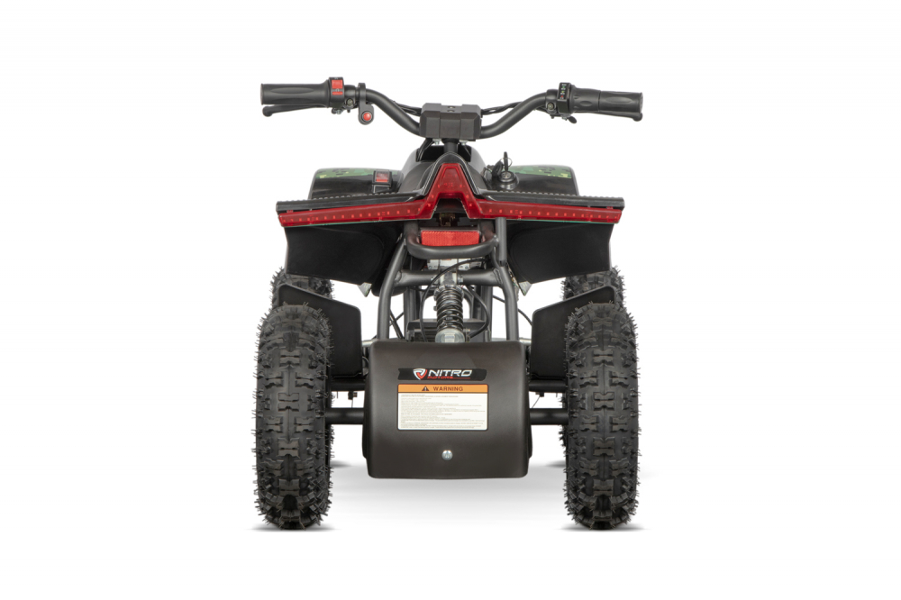 ATV electric NITRO E-QUAD Anaconda VX 800W cu baterie 36V 12Ah Lithium, negru [2]