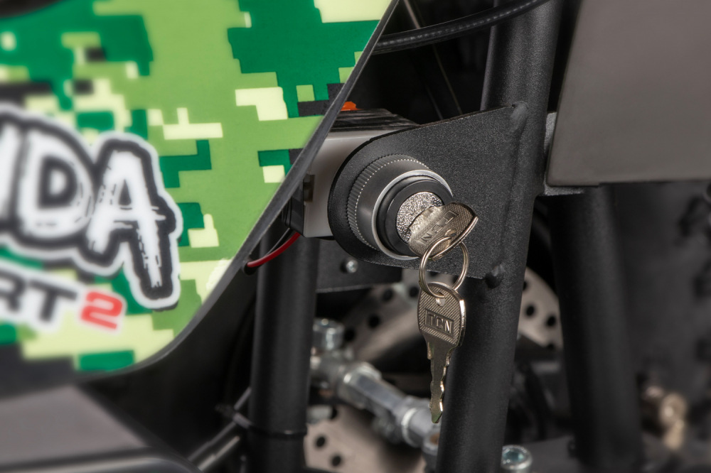 ATV electric NITRO E-QUAD Anaconda VX 800W cu baterie 36V 12Ah Lithium, Army green [9]