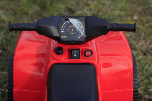 Mini ATV electric PANDA 25W STANDARD #Rosu [6]