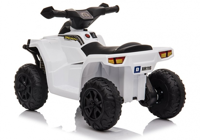 Mini ATV electric pentru copii BJ116 35W STANDARD #Alb [5]