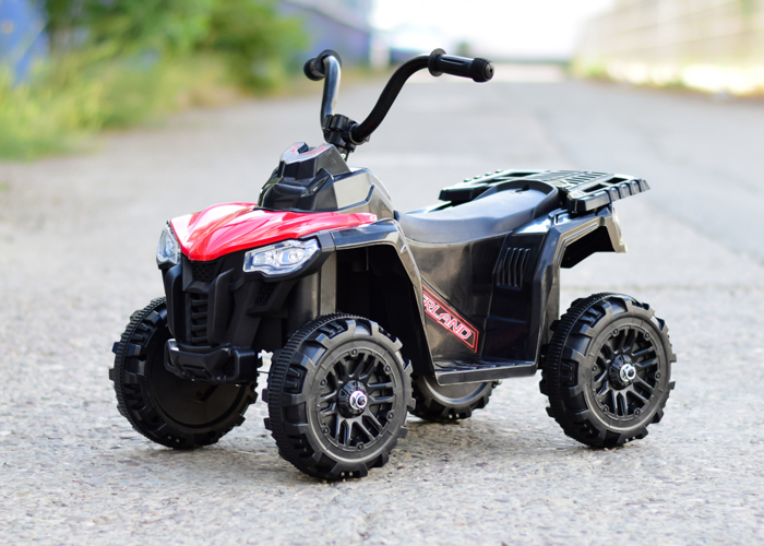 Mini atv electric pentru copii Kinderauto Glory 25W 6V, culoare rosie [6]