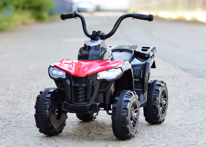 Mini atv electric pentru copii Kinderauto Glory 25W 6V, culoare rosie [7]