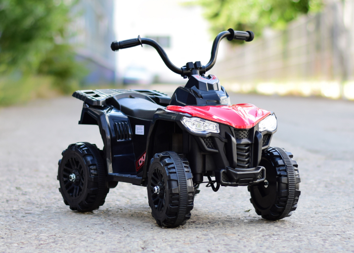 Mini atv electric pentru copii Kinderauto Glory 25W 6V, culoare rosie [3]