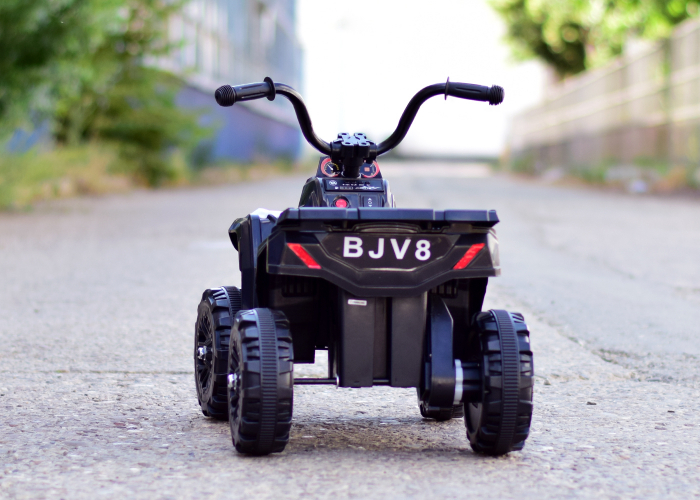 Mini atv electric pentru copii Kinderauto Glory 25W 6V, standard, alb [6]