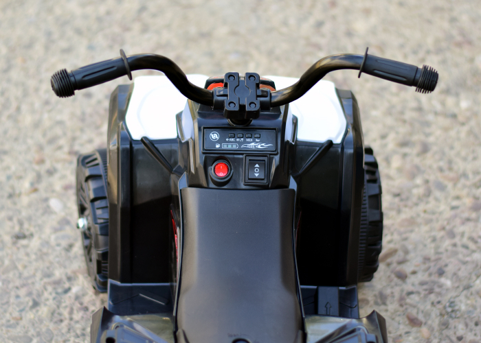 Mini atv electric pentru copii Kinderauto Glory 25W 6V, standard, alb [10]