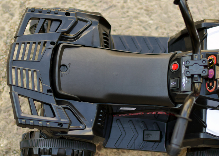 Mini atv electric pentru copii Kinderauto Glory 25W 6V, standard, alb [11]