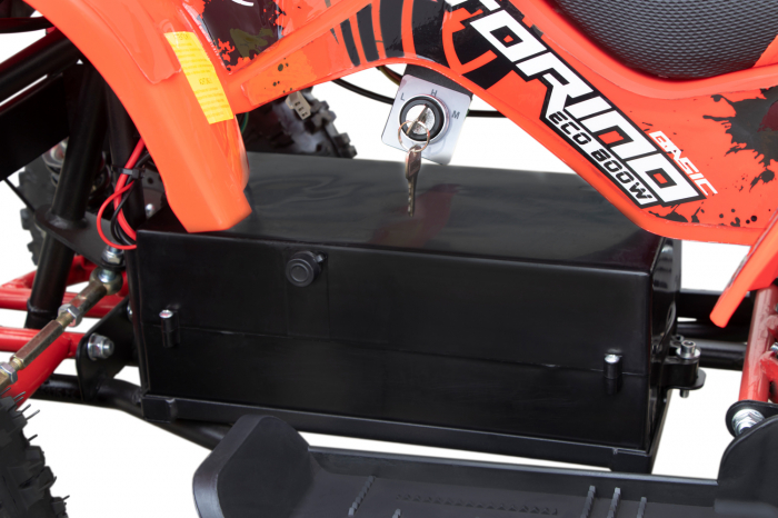 ATV electric pentru copii NITRO Torino Quad 1000W 48V, culoare Rosie [29]