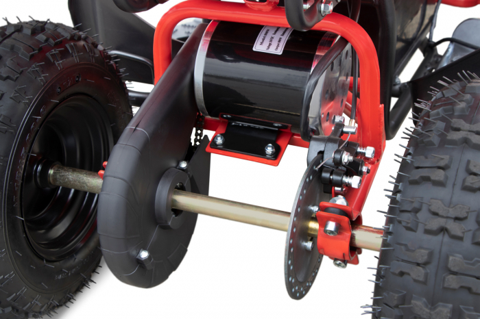 ATV electric pentru copii NITRO Torino Quad 1000W 48V, culoare Rosie [28]