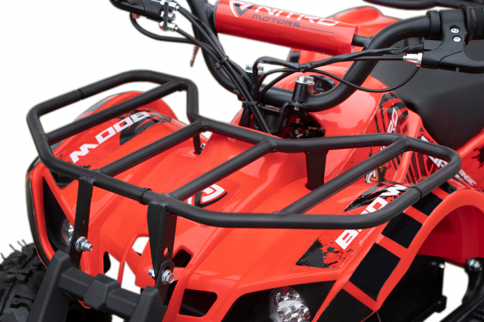 ATV electric pentru copii NITRO Torino Quad 1000W 48V, culoare Rosie [25]