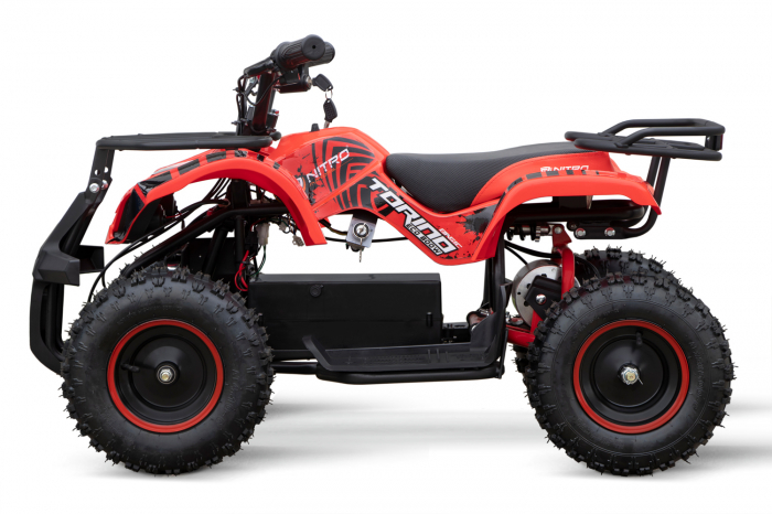 ATV electric pentru copii NITRO Torino Quad 1000W 48V, culoare Rosie [23]
