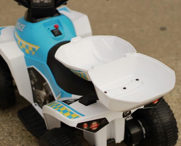 Mini ATV electric Police Quad YSA021A STANDARD #Alb [9]