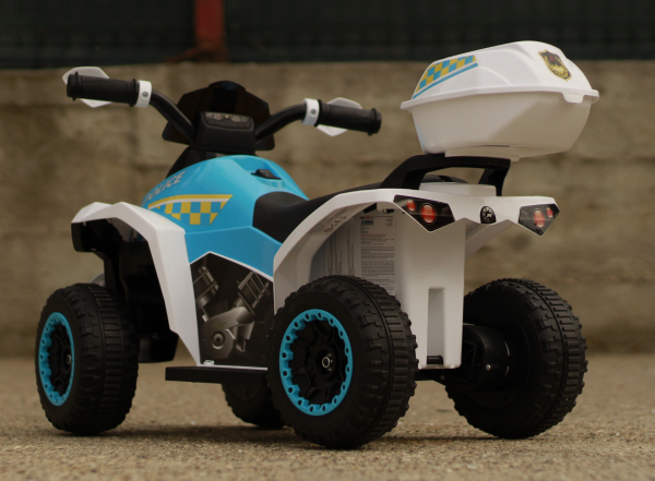 Mini ATV electric Police Quad YSA021A STANDARD #Alb [8]