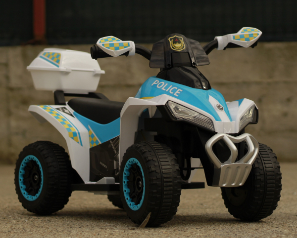 Mini ATV electric Police Quad YSA021A STANDARD #Alb [4]