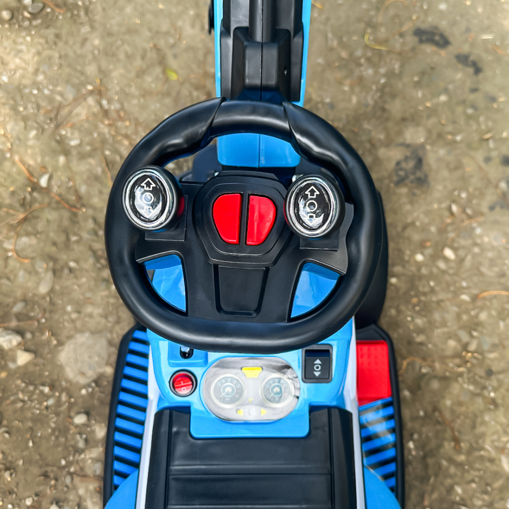 Mini excavator electric Kinderauto BJXZ219, pentru copii 1-3 ani, cu incarcator electric, albastru [11]