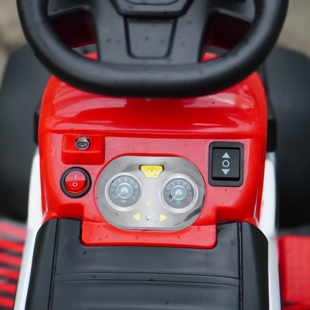 Mini excavator electric Kinderauto BJXZ219, pentru copii 1-3 ani, cu incarcator electric, rosu [11]