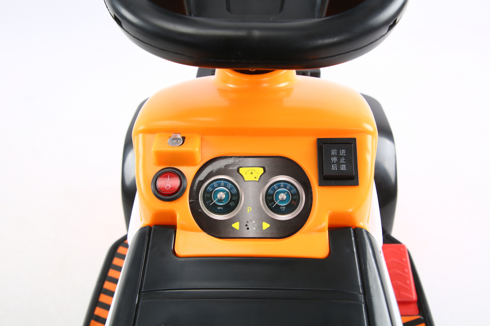 Mini excavator electric Kinderauto BJXZ219 35W 6V,cu incarcator electric, galben [8]