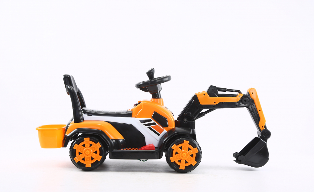 Mini excavator electric Kinderauto BJXZ219 35W 6V,cu incarcator electric, galben [6]