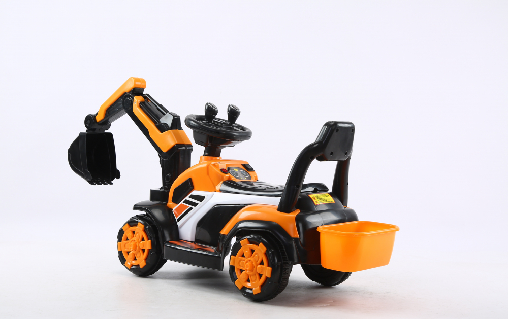 Mini excavator electric Kinderauto BJXZ219 35W 6V,cu incarcator electric, galben [15]