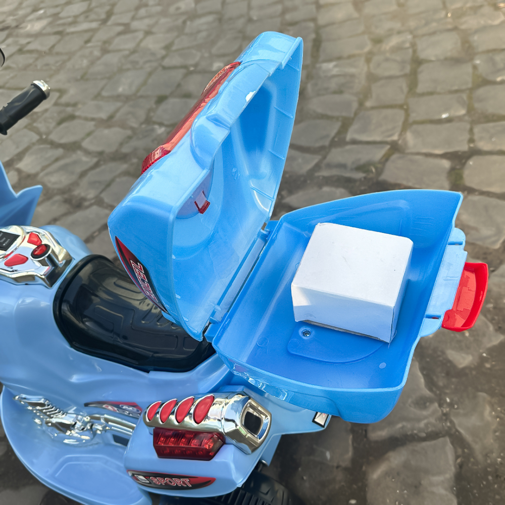 Mini Motocicleta electrica C051 35W cu 3 roti STANDARD #Albastru [23]