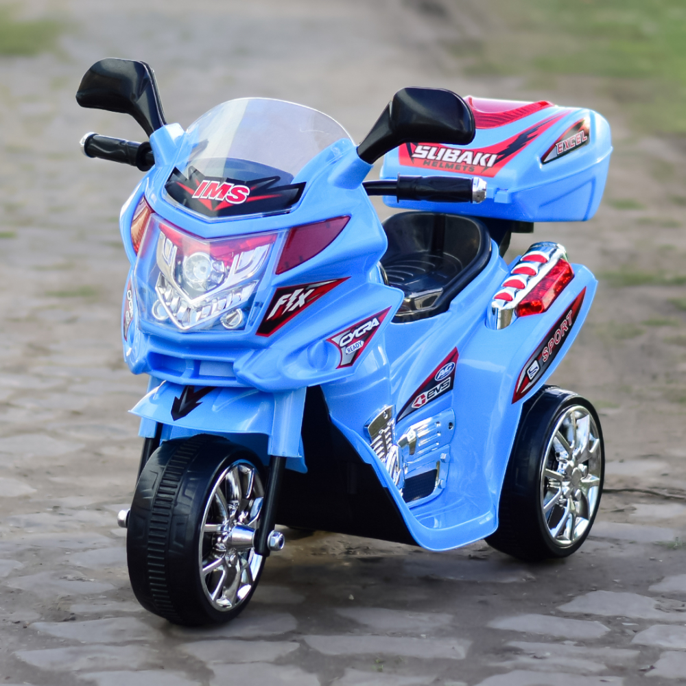 Mini Motocicleta electrica C051 35W cu 3 roti STANDARD #Albastru [18]