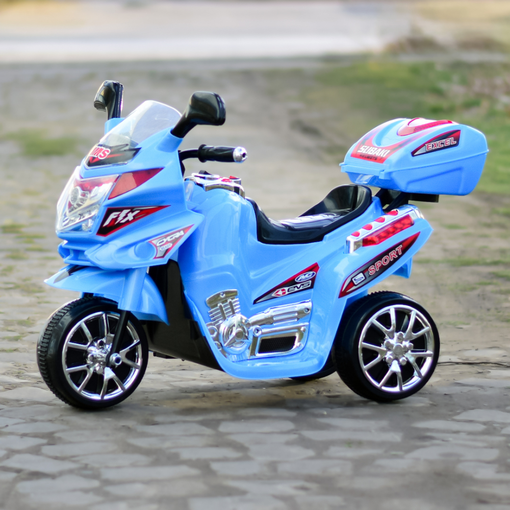 Mini Motocicleta electrica C051 35W cu 3 roti STANDARD #Albastru [17]