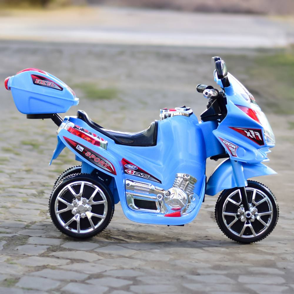 Mini Motocicleta electrica C051 35W cu 3 roti STANDARD #Albastru [13]