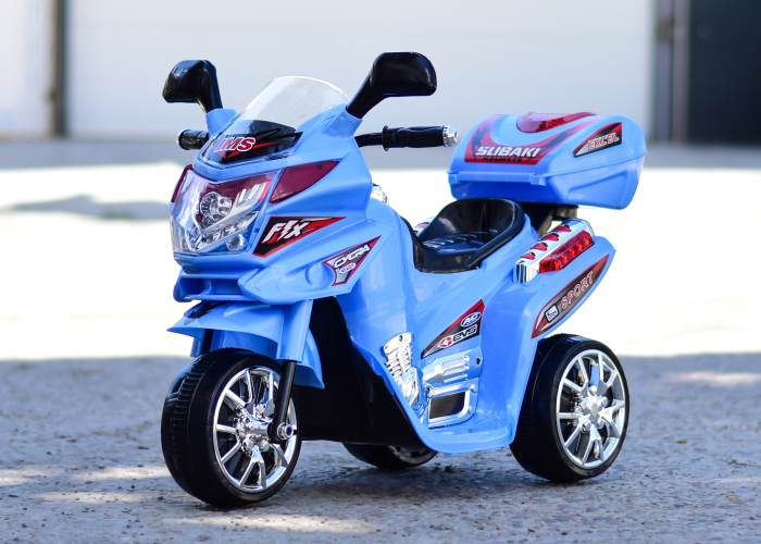 Mini Motocicleta electrica C051 35W cu 3 roti STANDARD #Albastru [3]