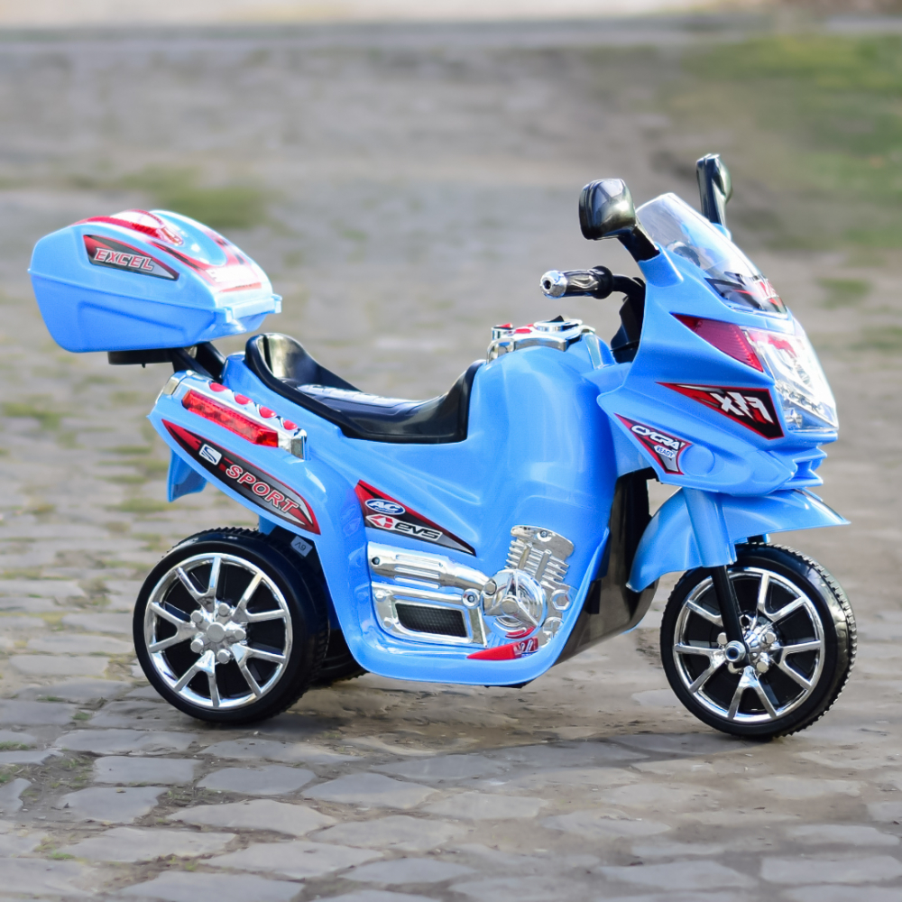 Mini Motocicleta electrica C051 35W cu 3 roti STANDARD #Albastru [12]