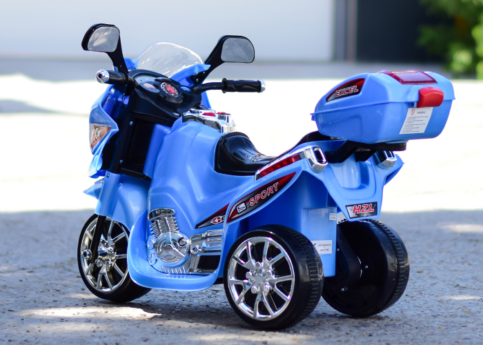 Mini Motocicleta electrica C051 35W cu 3 roti STANDARD #Albastru [5]