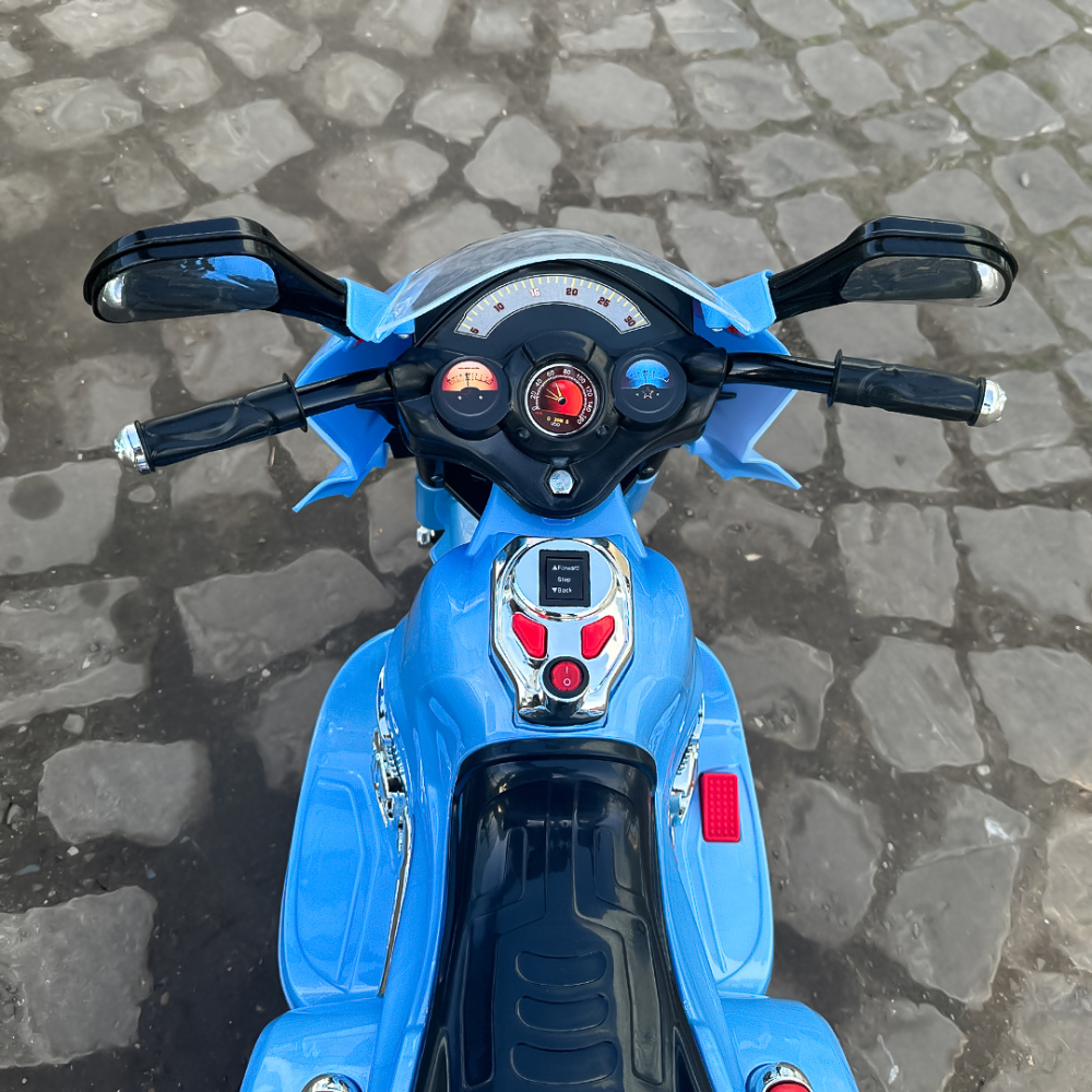 Mini Motocicleta electrica C051 35W cu 3 roti STANDARD #Albastru [21]