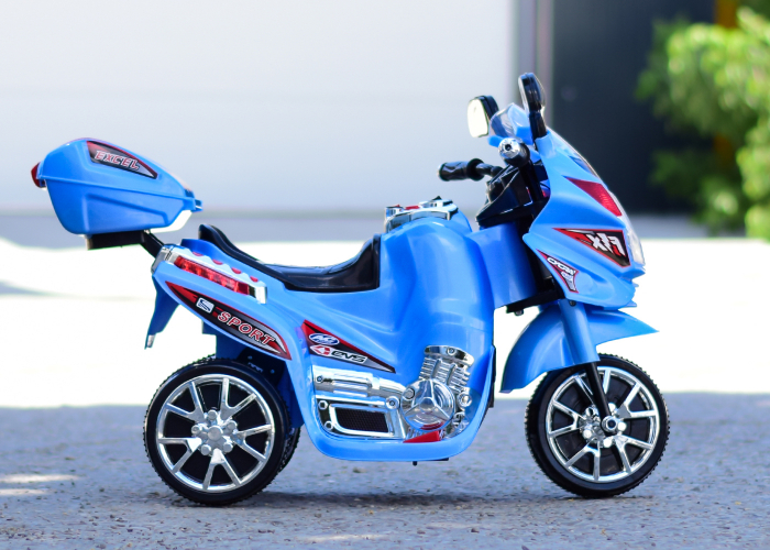 Mini Motocicleta electrica C051 35W cu 3 roti STANDARD #Albastru [6]
