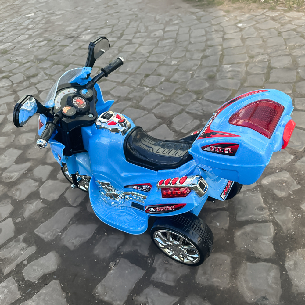 Mini Motocicleta electrica C051 35W cu 3 roti STANDARD #Albastru [24]