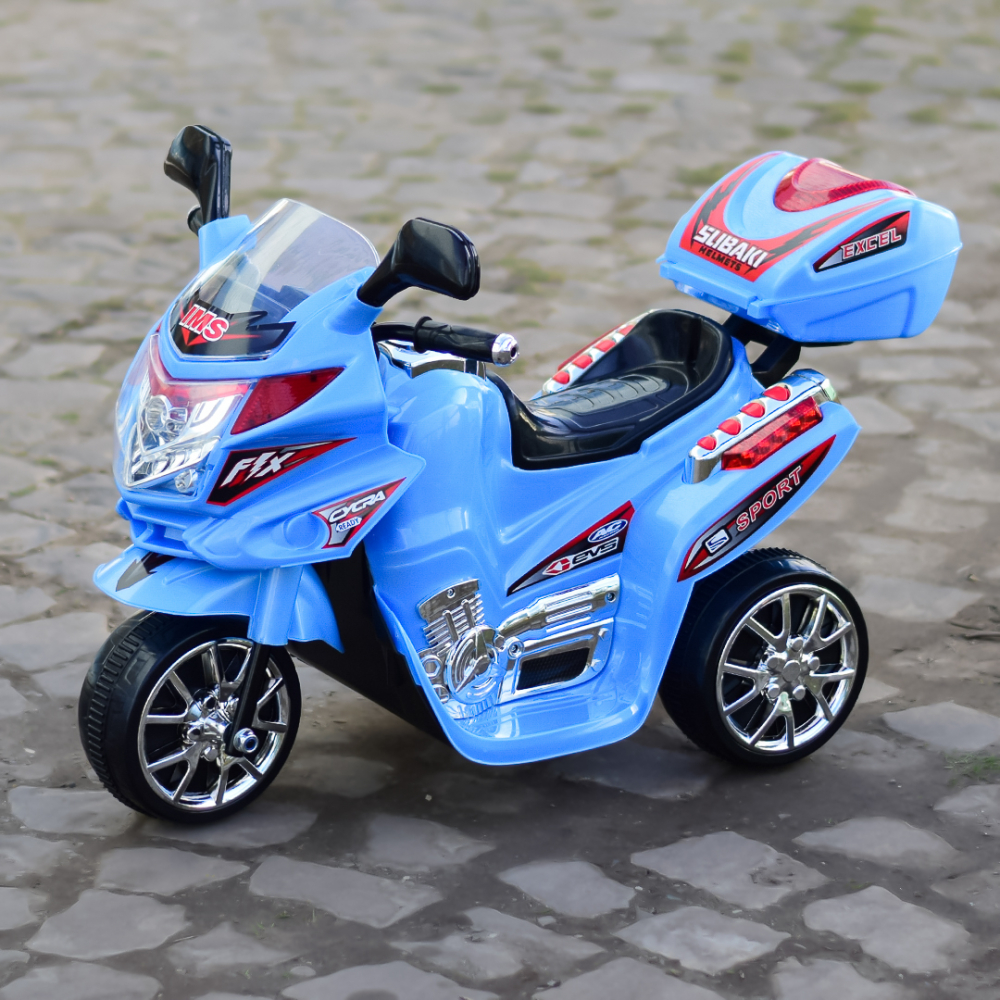 Mini Motocicleta electrica C051 35W cu 3 roti STANDARD #Albastru [19]