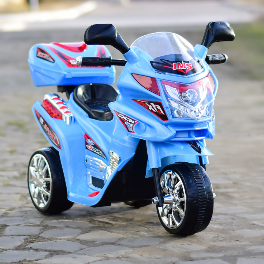 Mini Motocicleta electrica C051 35W cu 3 roti STANDARD #Albastru [11]