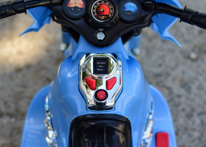 Mini Motocicleta electrica C051 35W cu 3 roti STANDARD #Albastru [7]