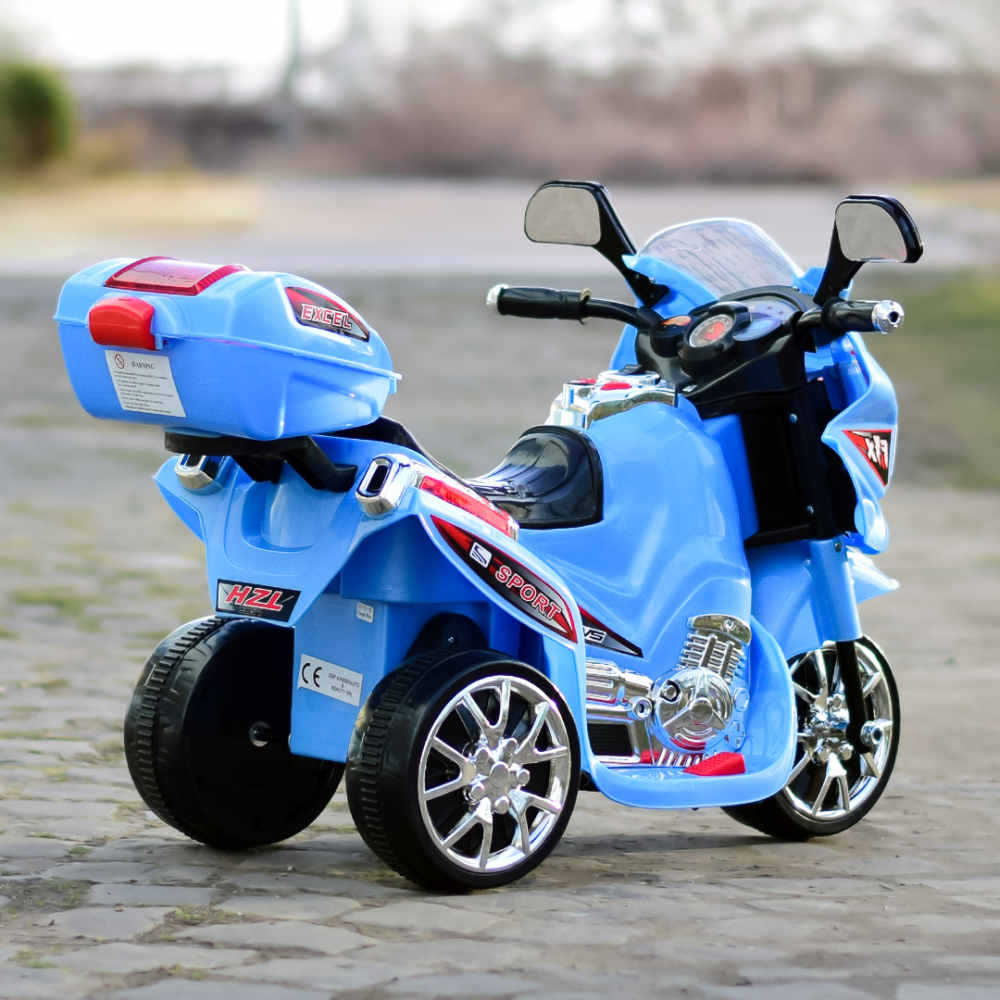 Mini Motocicleta electrica C051 35W cu 3 roti STANDARD #Albastru [14]