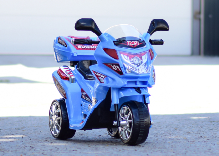 Mini Motocicleta electrica C051 35W cu 3 roti STANDARD #Albastru [2]